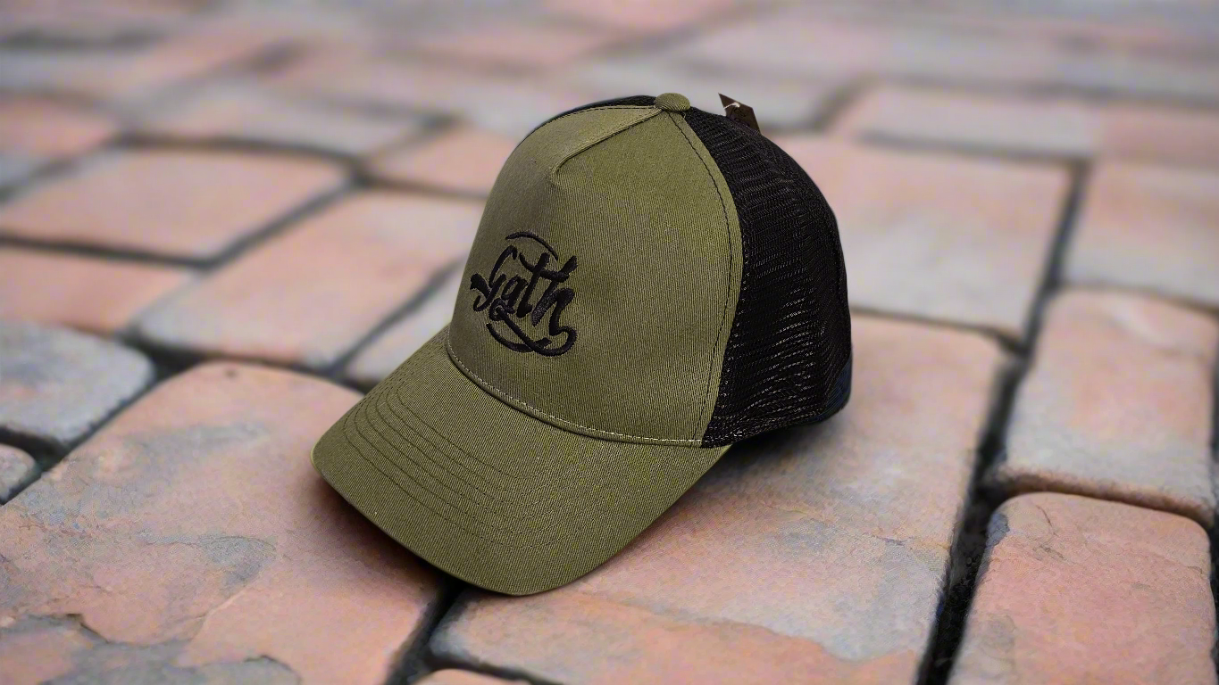 CASQUETTE Trucker KAKI NOIR "GGTH"